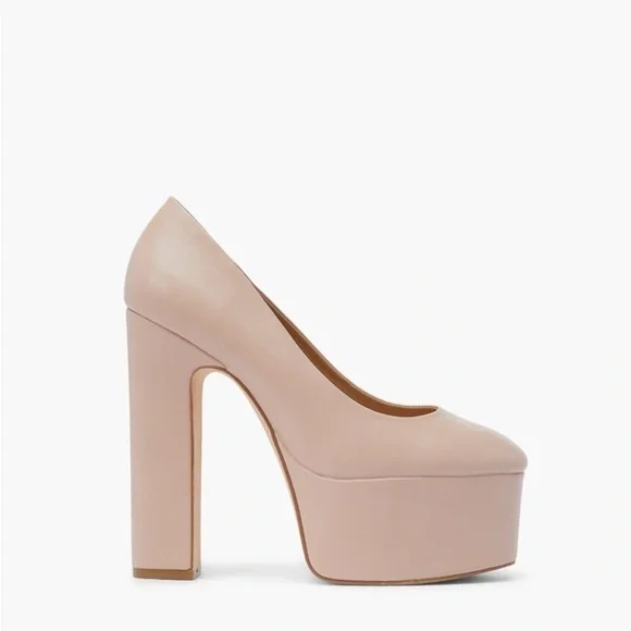 SHOE DAZZLE Women’s Perry Extreme Ankle Platform Pump Chunky Heels Shoes Size 9 - Picture 3 of 13